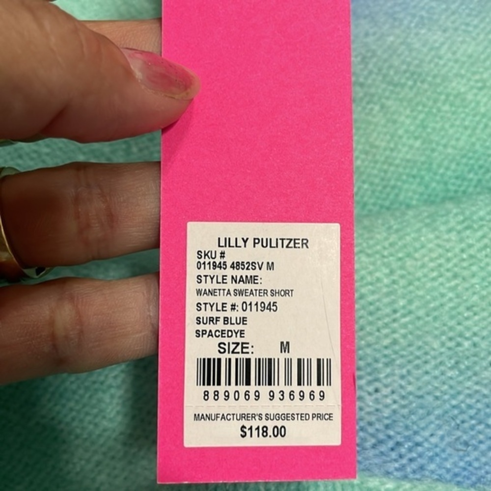 (B5) Lilly Pulitzer‎ Wanetta Sweater Shorts, Size M - Picture 10 of 14